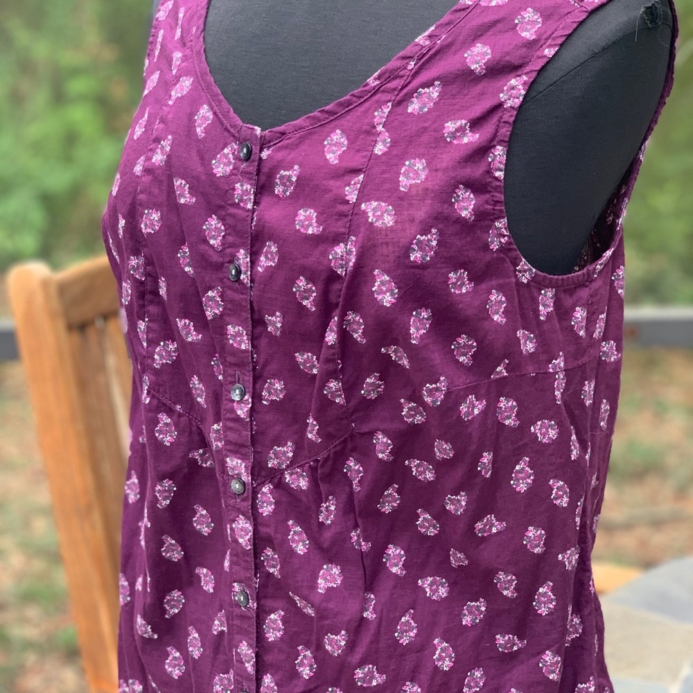 Croft & Barrow Floral Summer Top - Picture 5 of 14